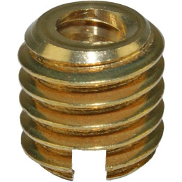 Brass Inserts 9 mm fine screw thread 50 pcs