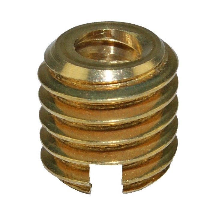 Brass Inserts 9 mm fine screw thread 50 pcs