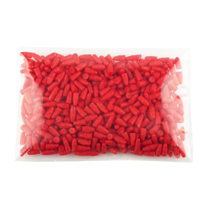 Plastic Plugs red 500 pcs