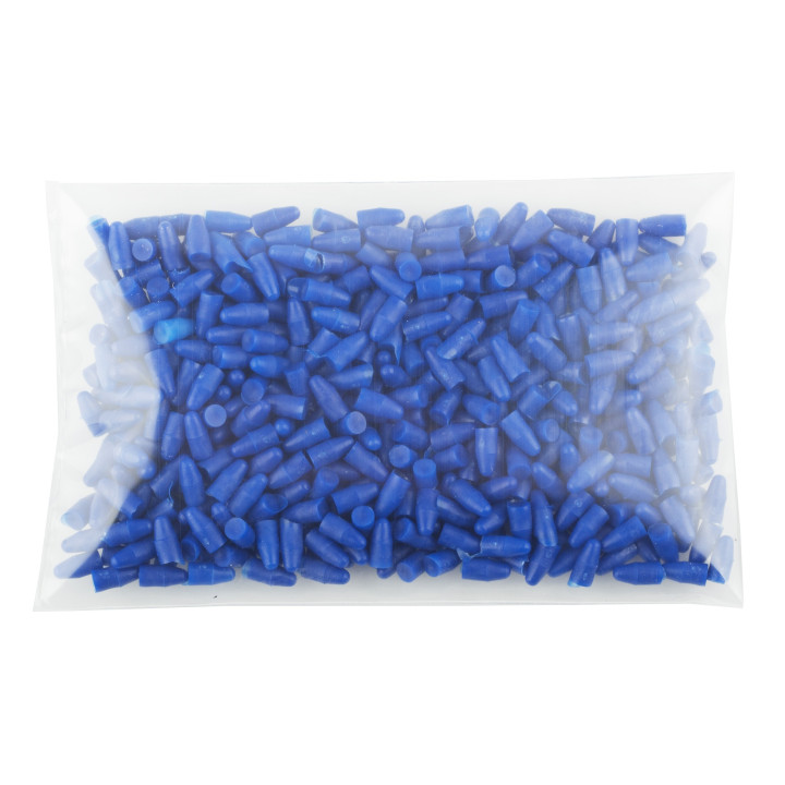 Plastic Plugs blue 500 pcs